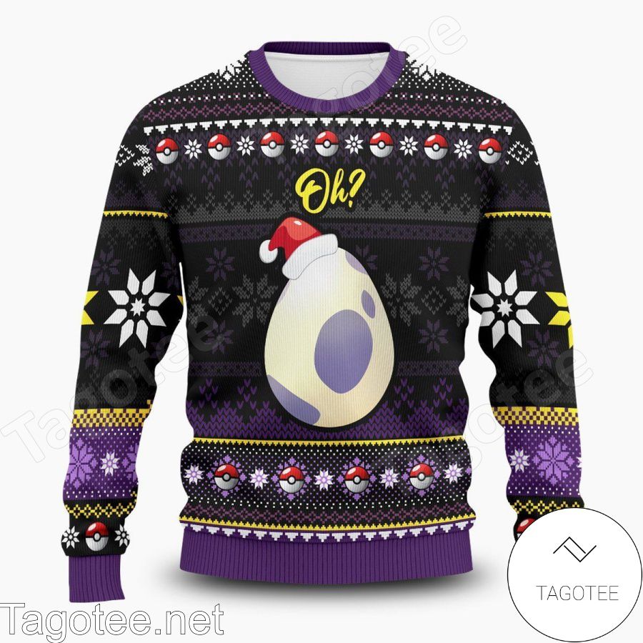 10km Pokemon Egg Hatching Ugly Christmas Sweater