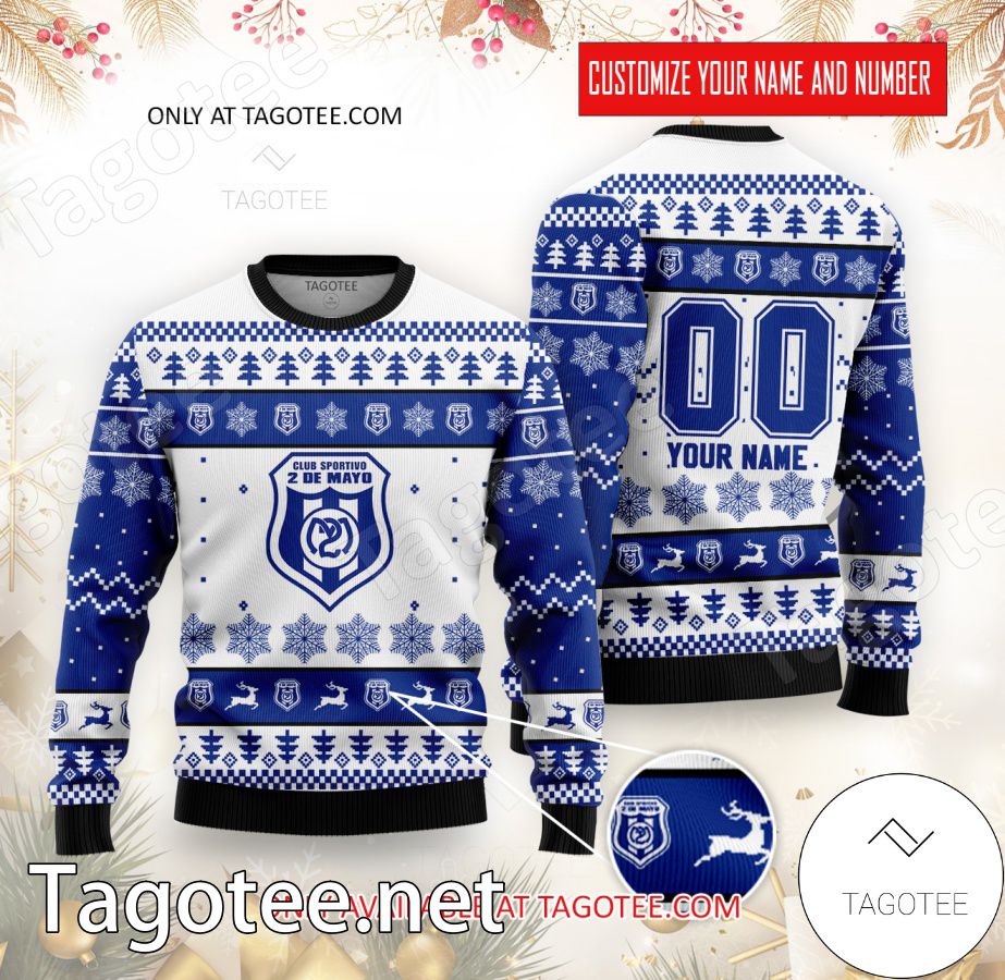 2 de Mayo Custom Ugly Christmas Sweater - EmonShop