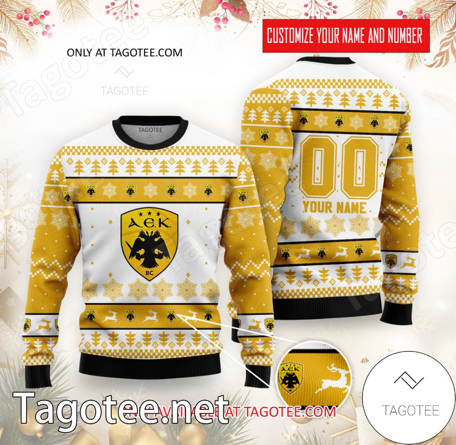 AEK B.C. Custom Ugly Christmas Sweater - BiShop