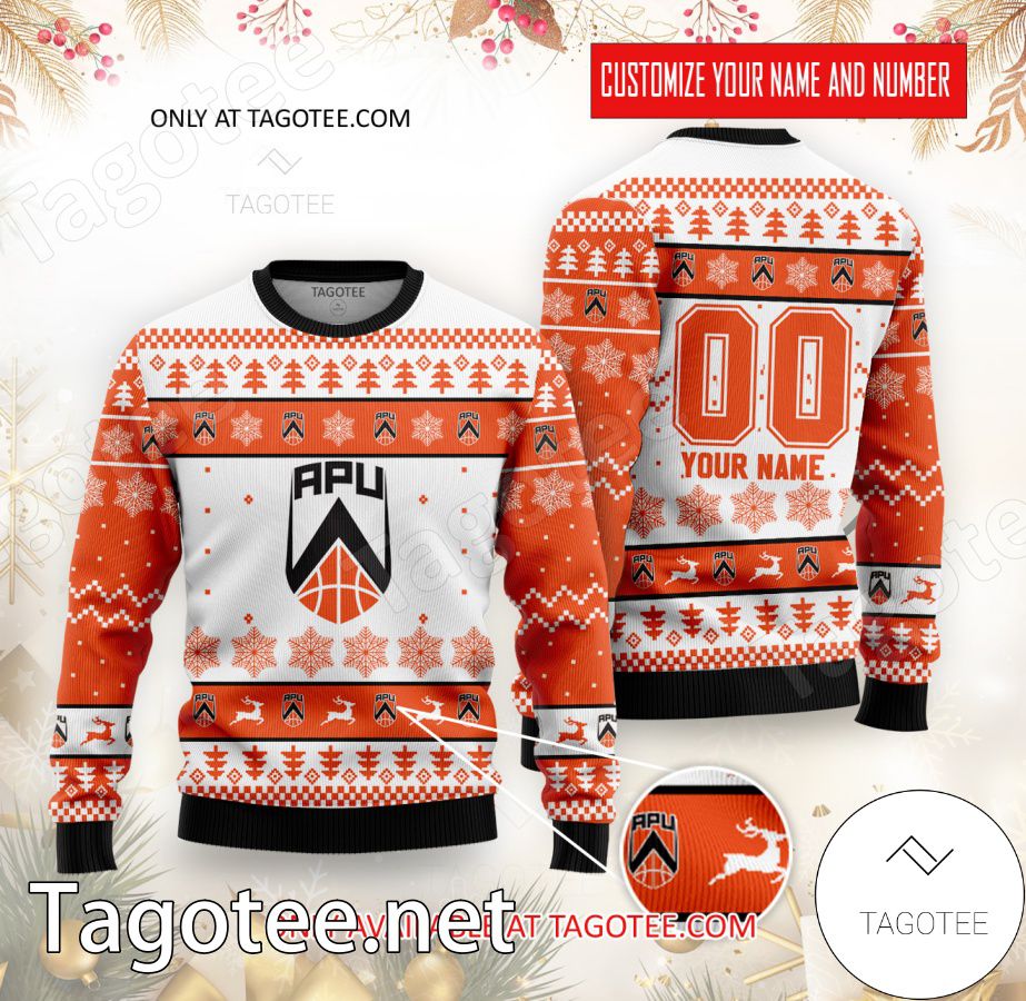 APU Udine Basketball Custom Ugly Christmas Sweater - BiShop