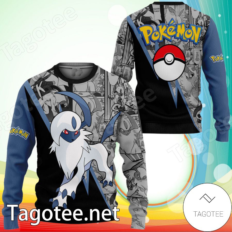 Absol Anime Pokemon Xmas Ugly Christmas Sweater