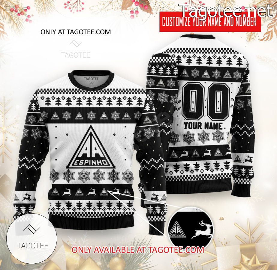 Academica de Espinho Volleyball Custom Ugly Christmas Sweater - BiShop