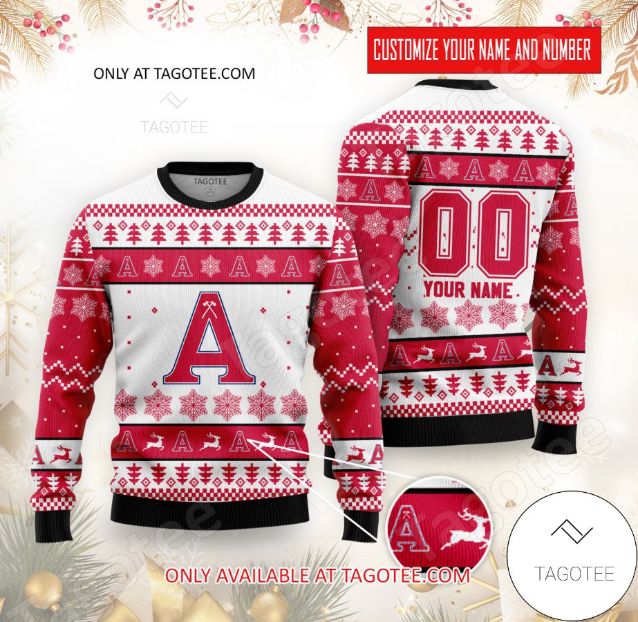 Acadia Minor Hockey Custom Ugly Christmas Sweater - EmonShop