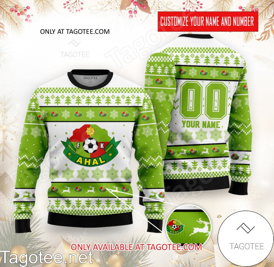 Ahal FC Custom Ugly Christmas Sweater - BiShop