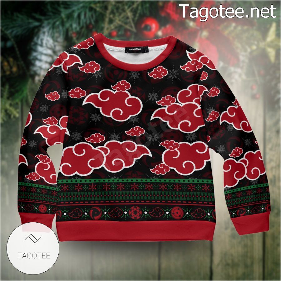 Akatsuki Sharingan Naruto Xmas Ugly Christmas Sweater