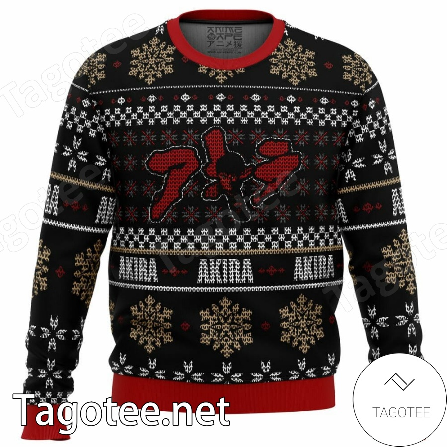 Akira Kanji Name Manga Anime Xmas Ugly Christmas Sweater