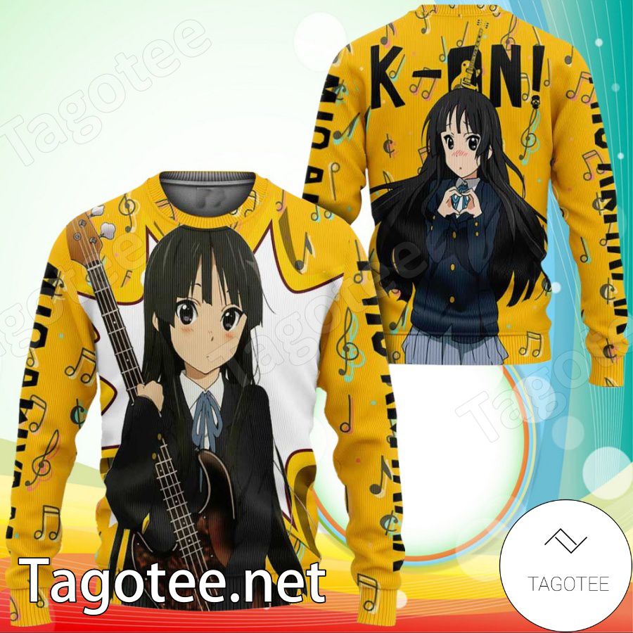 Akiyama Mio K-On Anime Xmas Ugly Christmas Sweater