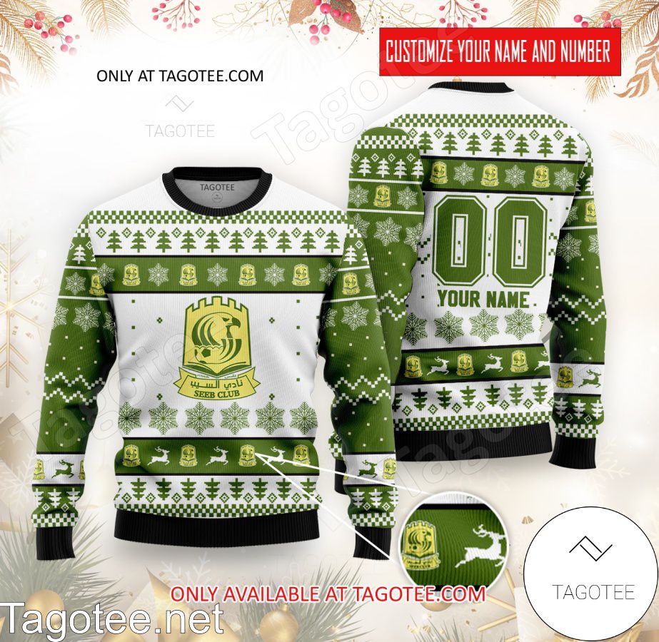 Al Seeb Custom Ugly Christmas Sweater - BiShop