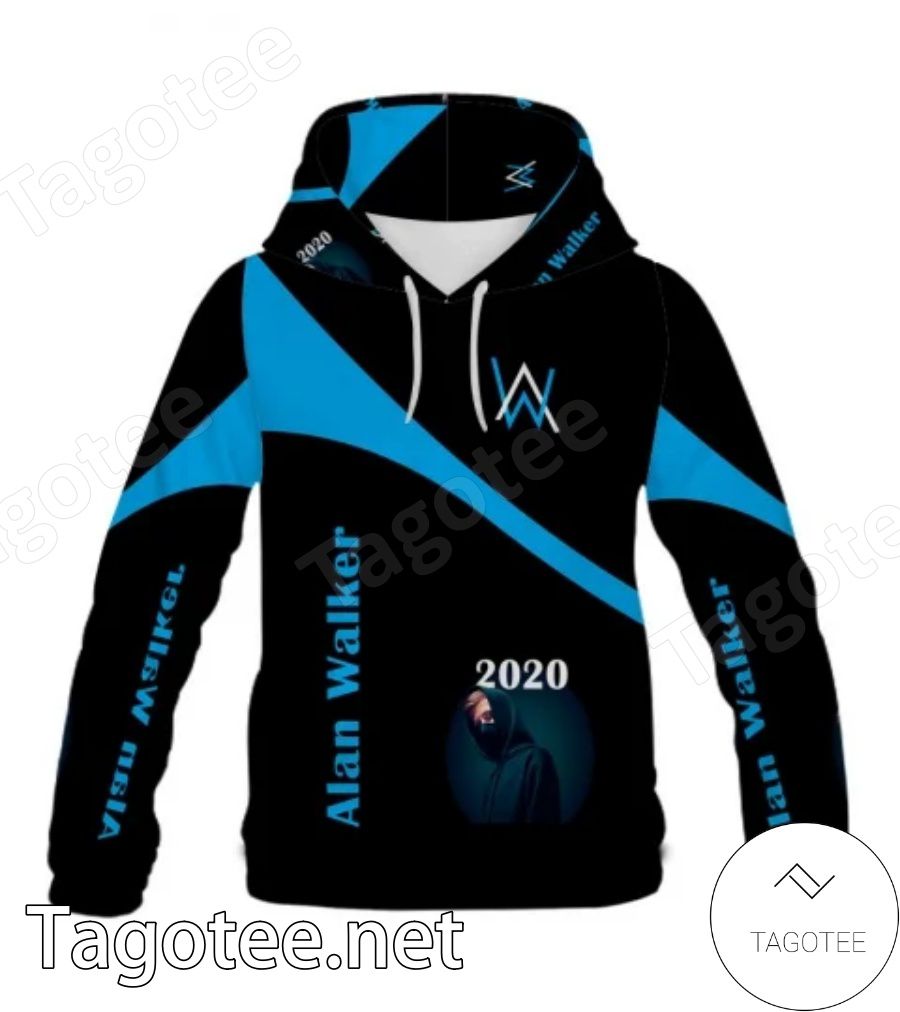 Alan Walker 2020 Black And Blue Hoodie