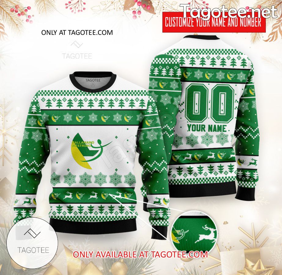 Alì-Best Espresso Mestrino Handball Custom Ugly Christmas Sweater - BiShop