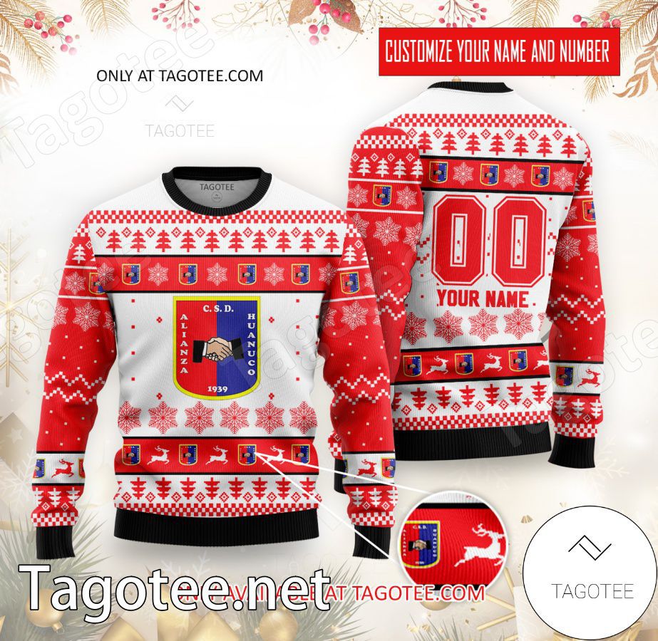 Alianza Universidad Custom Ugly Christmas Sweater - EmonShop