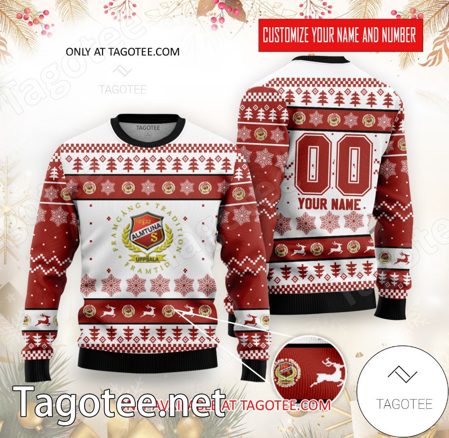 Almtuna Hockey Custom Ugly Christmas Sweater - BiShop