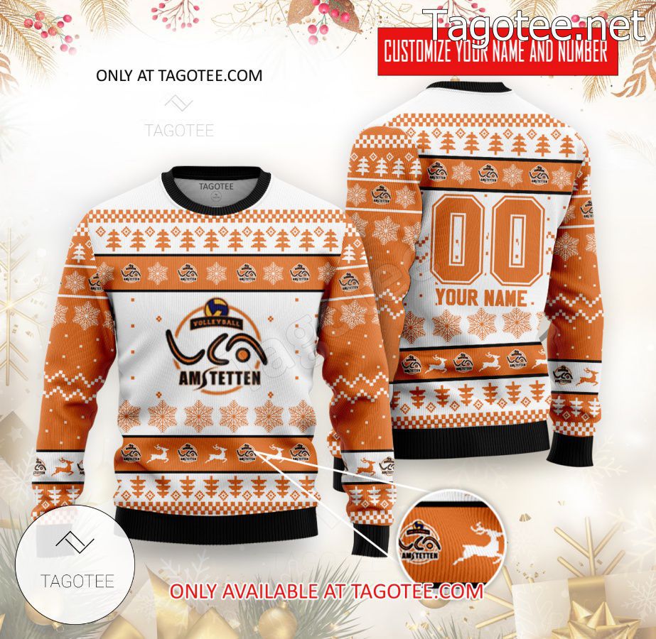 Amstetten NO Volleyball Custom Ugly Christmas Sweater - BiShop