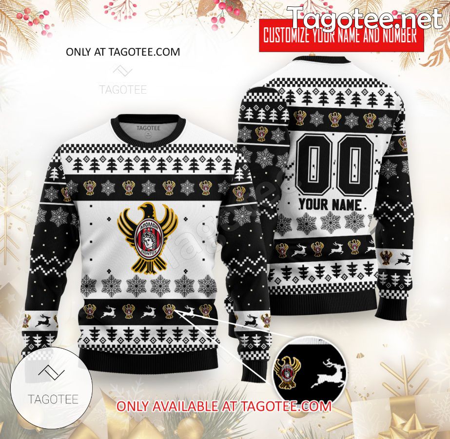 Apollon Kalamarias Custom Ugly Christmas Sweater - EmonShop