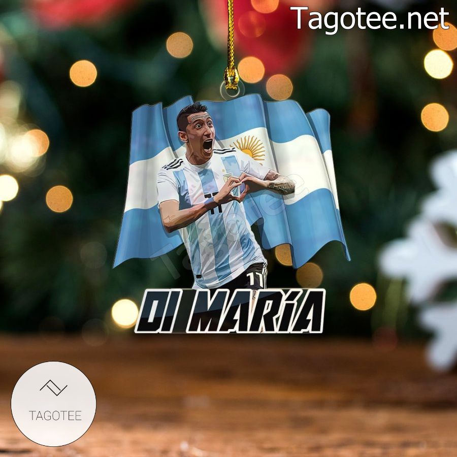 Argentina - Angel Di Maria Xmas Ornament