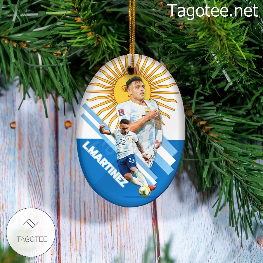 Argentina - Lautaro Martínez Xmas Ornament