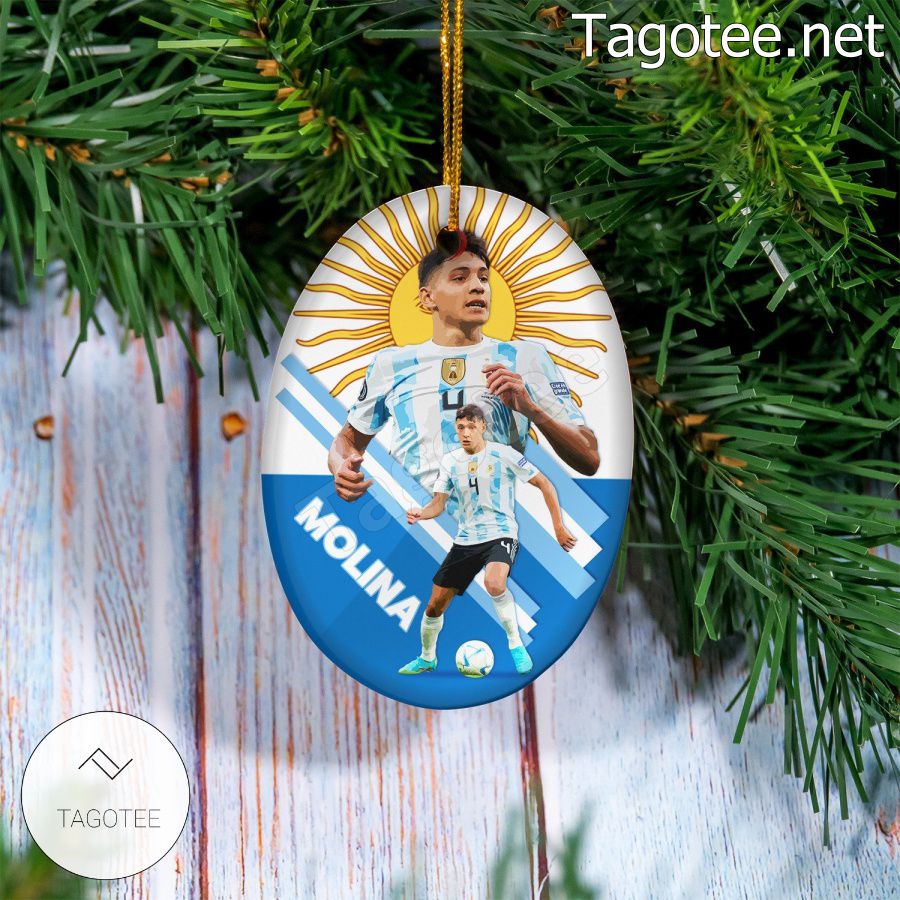 Argentina - Nahuel Molina Xmas Ornament