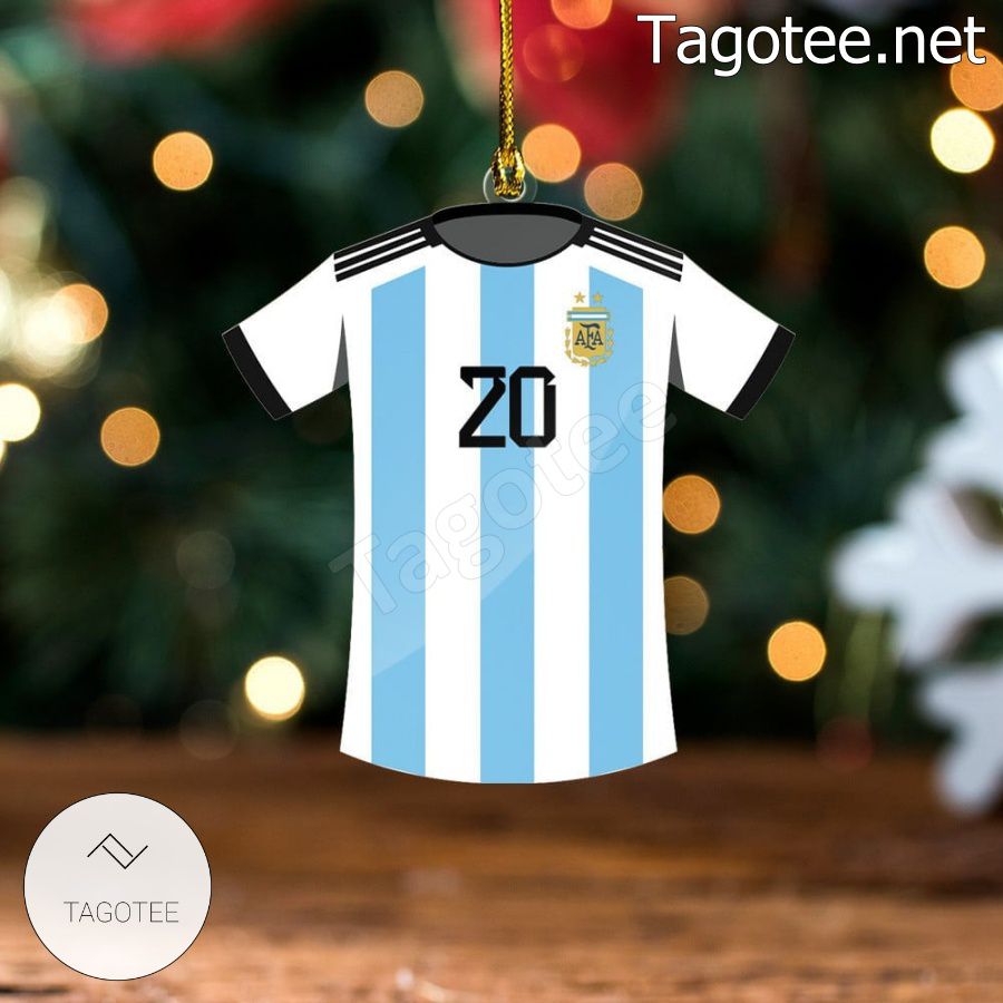 Argentina Team Jersey - Giovani Lo Celso Xmas Ornament