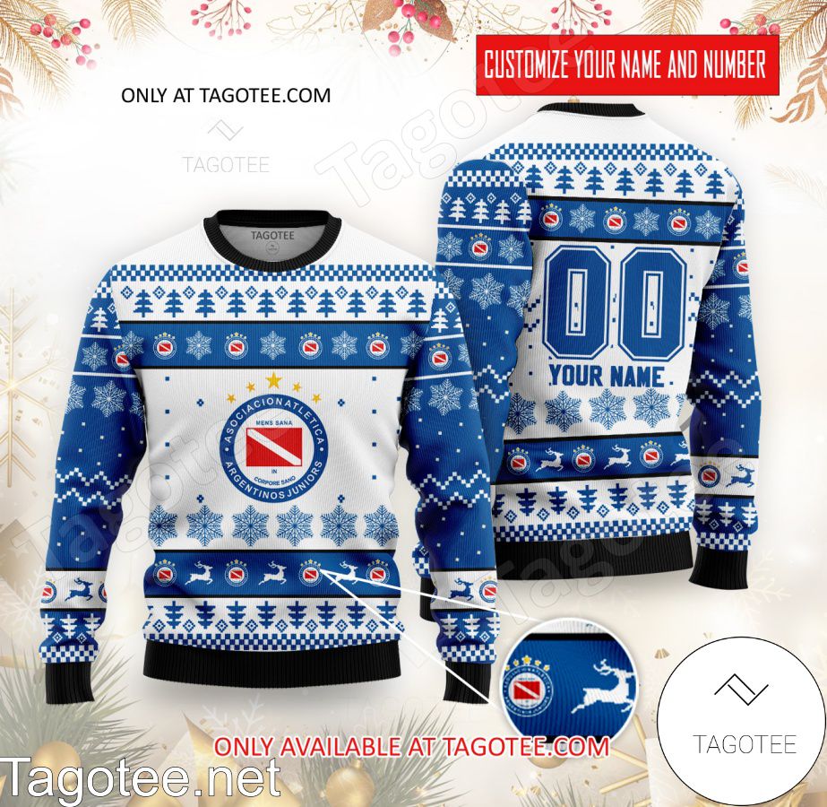 Argentinos Juniors Custom Ugly Christmas Sweater - BiShop