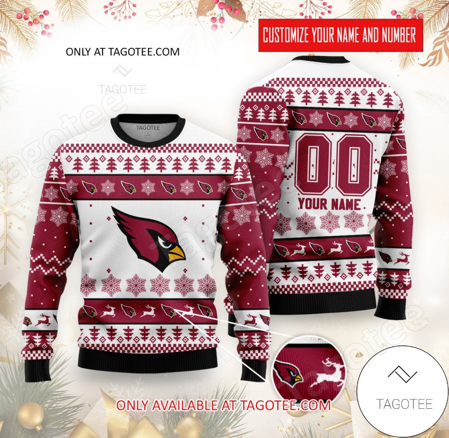 Arizona Cardinals Custom Ugly Christmas Sweater - EmonShop