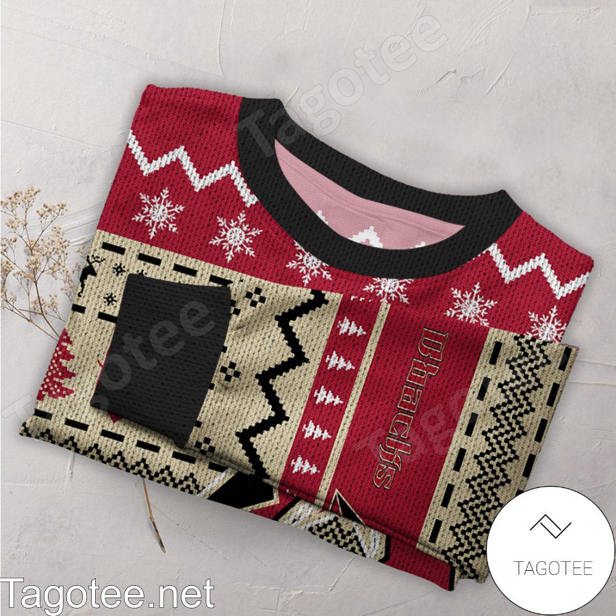 Arizona Diamondbacks MLB Baseball Knit Pattern Ugly Christmas Sweater a