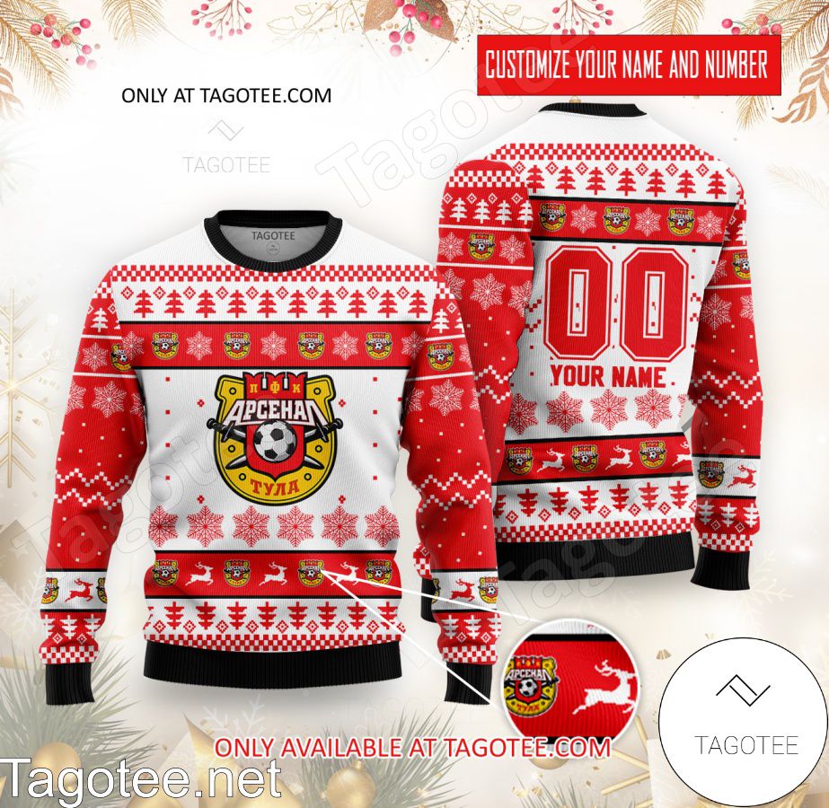 Arsenal Tula Custom Ugly Christmas Sweater