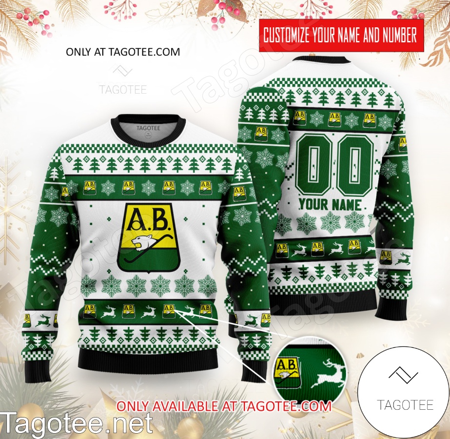 Atlético Bucaramanga Custom Ugly Christmas Sweater - EmonShop