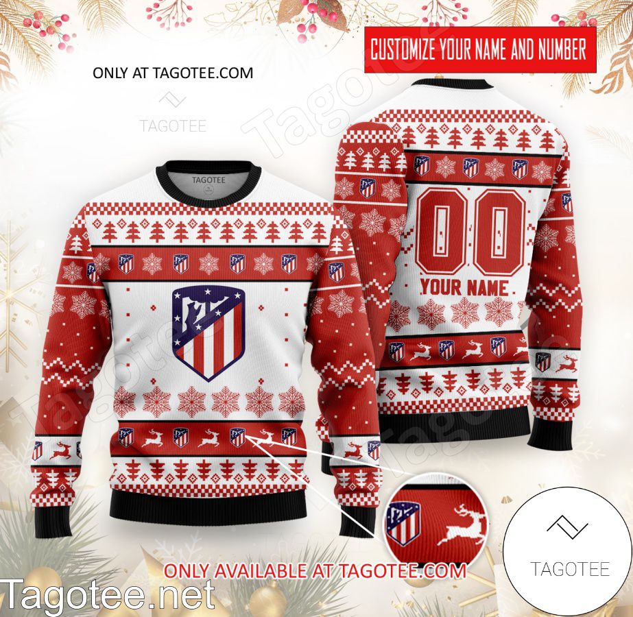 Atlético Madrid Custom Ugly Christmas Sweater