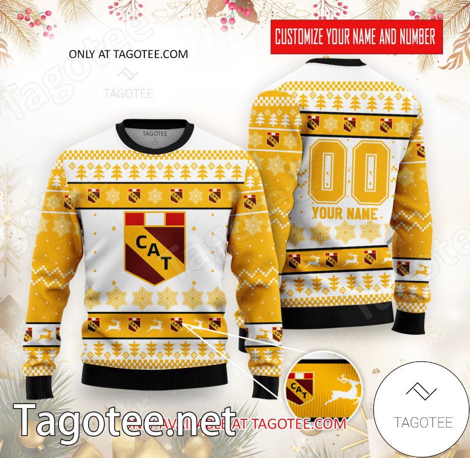 Atlético Torino Custom Ugly Christmas Sweater - EmonShop