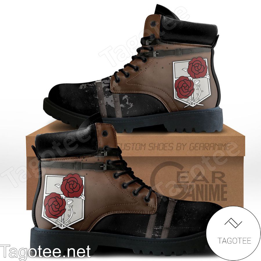 Attack On Titan Garrison Regiment Boots