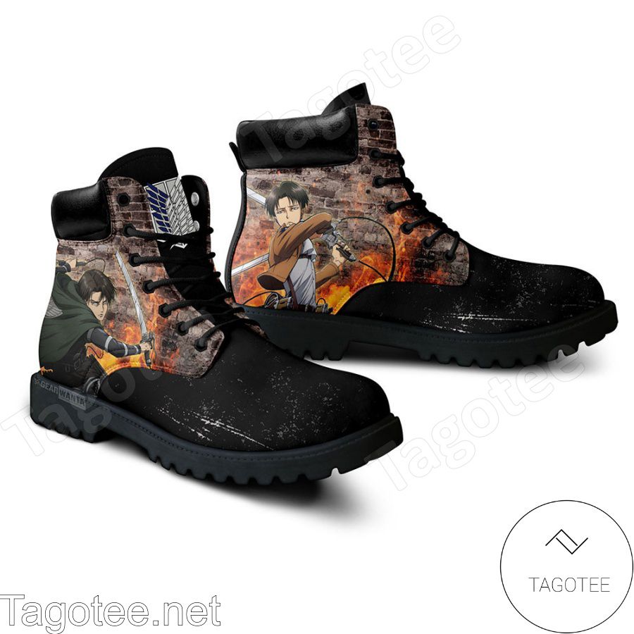 Attack On Titan Levi Ackerman Boots a