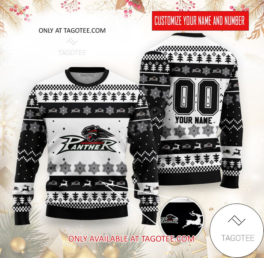 Augsburger Panther Hockey Custom Ugly Christmas Sweater - EmonShop