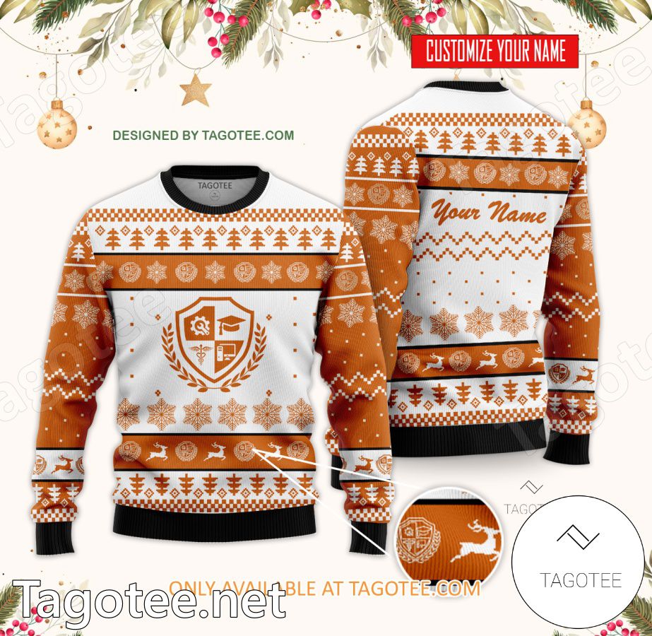 Austin Career Institute Custom Ugly Christmas Sweater - BiShop