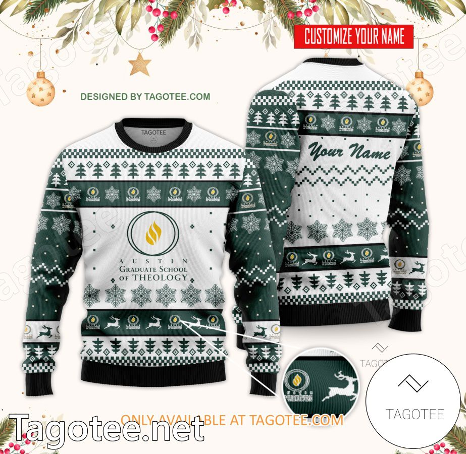 Austin Graduate School of Theology Custom Ugly Christmas Sweater - BiShop