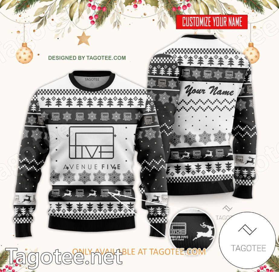 Avenue Five Institute Custom Ugly Christmas Sweater - BiShop