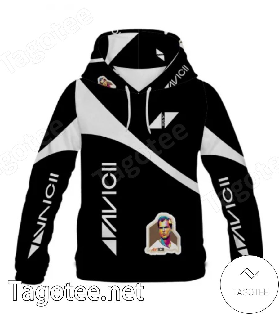 Avicii Black And White Hoodie