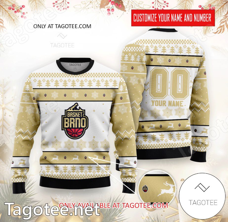 BC Brno Basketball Custom Ugly Christmas Sweater - MiuShop