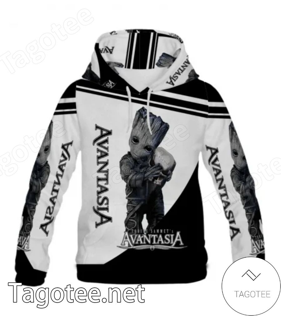 Baby Groot And Avantasia Hoodie