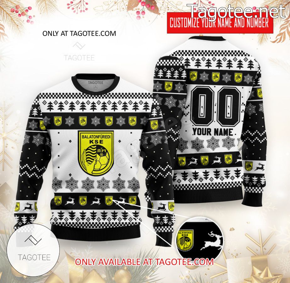 Balatonfüredi KSE Handball Custom Ugly Christmas Sweater - BiShop