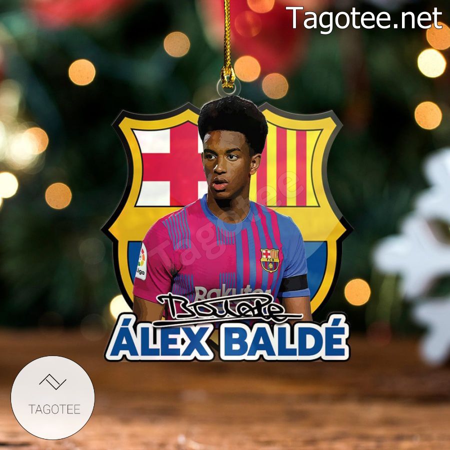 Barcelona - Álex Baldé Xmas Ornament