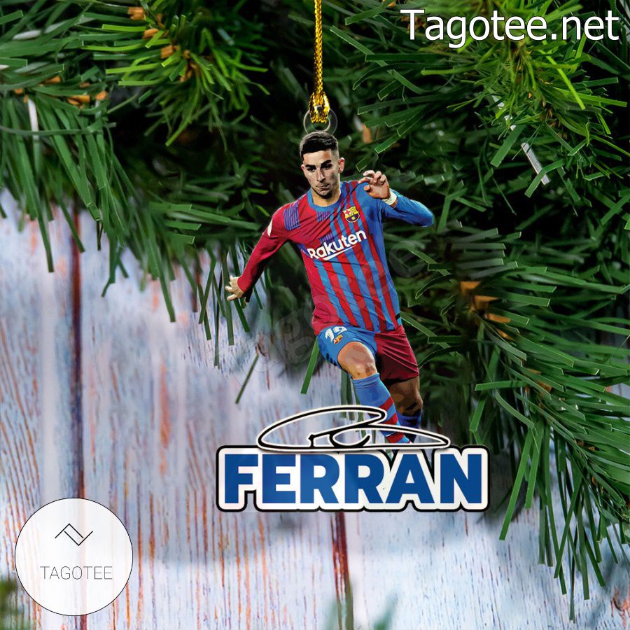 Barcelona - Ferran Torres Xmas Ornament a