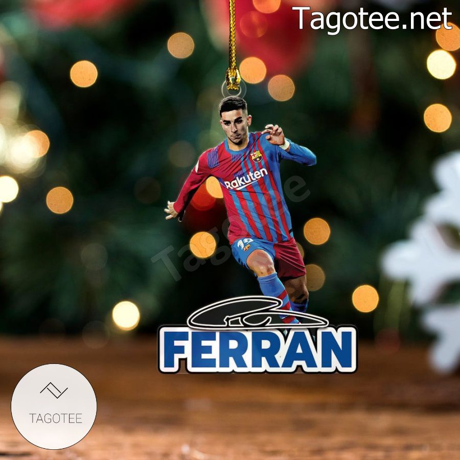 Barcelona - Ferran Torres Xmas Ornament