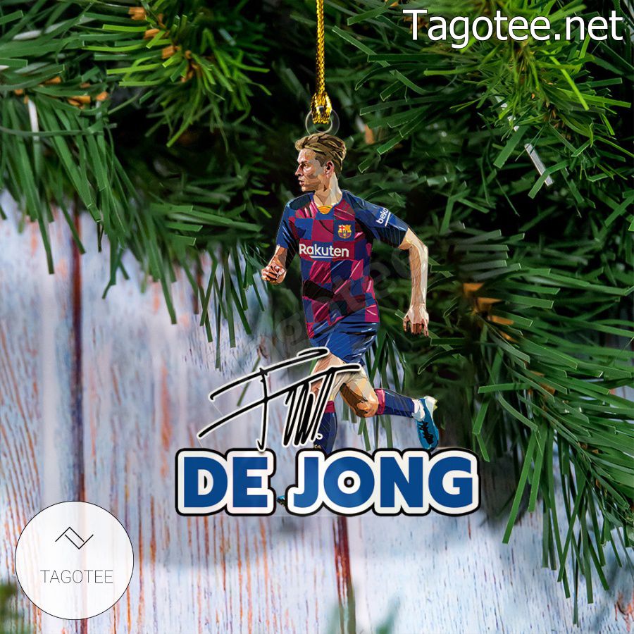 Barcelona - Frenkie de Jong Xmas Ornament a