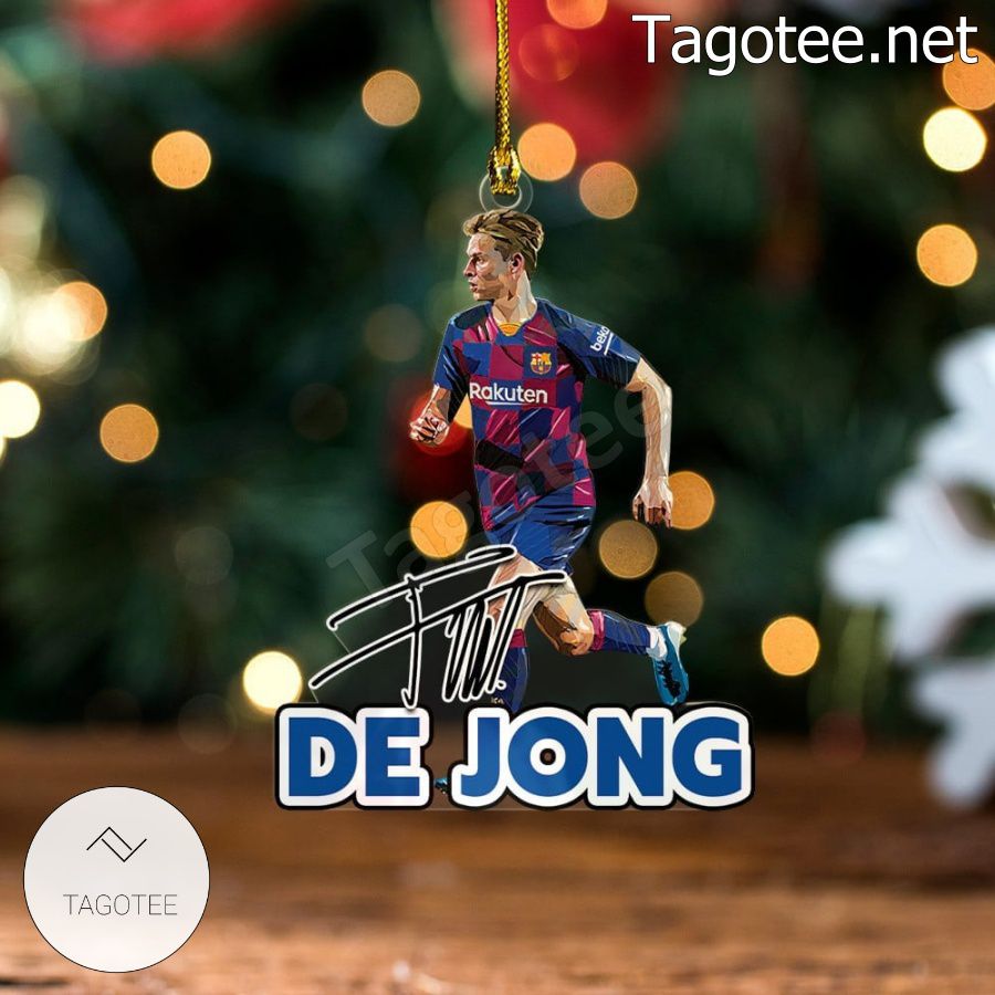 Barcelona - Frenkie de Jong Xmas Ornament