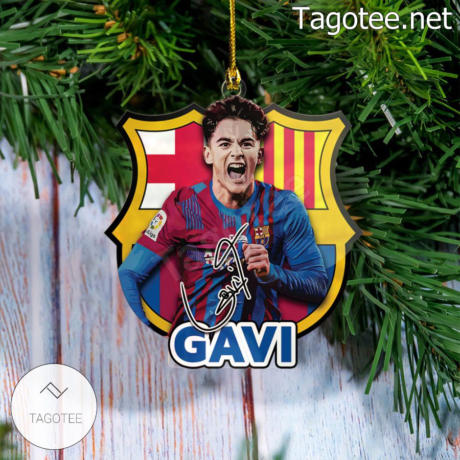 Barcelona - Gavi Xmas Ornament a