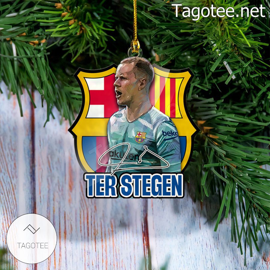 Barcelona - Marc-André Ter Stegen Xmas Ornament a