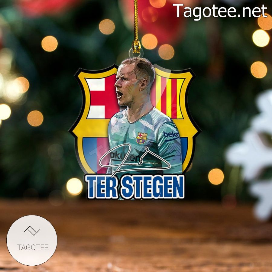 Barcelona - Marc-André Ter Stegen Xmas Ornament