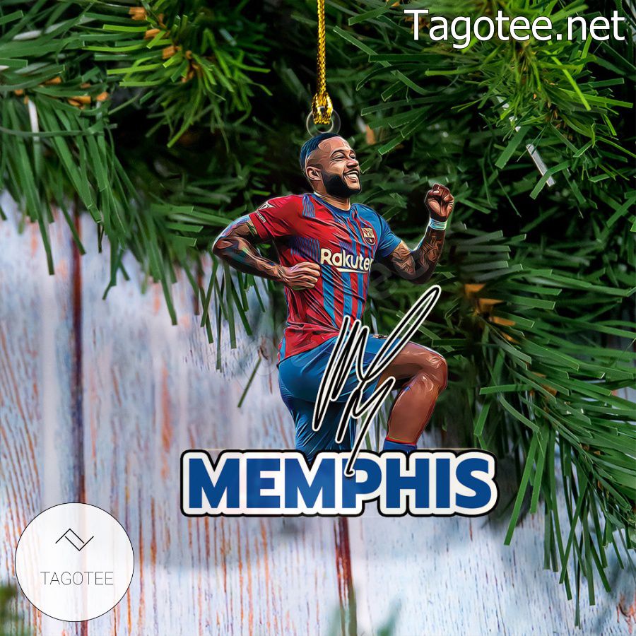 Barcelona - Memphis Depay Xmas Ornament a