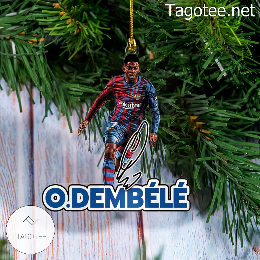 Barcelona - Ousmane Dembélé Xmas Ornament a