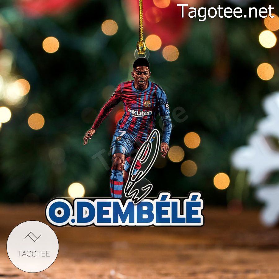 Barcelona - Ousmane Dembélé Xmas Ornament